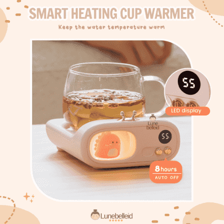 Smart Heating Cup Coaster Warmer Mug Heating Pad Penghangat Air